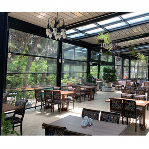 Pérgola Exterior Minimalista de Aleación de Aluminio con Recubrimiento en Polvo, Ecológica, con Persianas de Control Remoto, Sensor de Lluvia y Protección Contra Roedores - Product Image 1