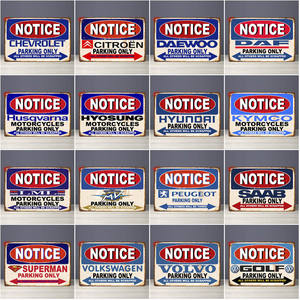 Cartel de chapa clásico de 20X30CM de alta calidad, placa de <span class=keywords><strong>aviso</strong></span> de Metal impresa UV para decoraciones de pared de tienda de trabajo - Product Image 4