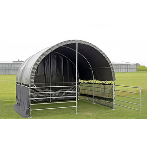 Tente dôme 6x6m en promotion pour bétail, chèvres, animaux, abri portable pour chevaux - Product Image 1