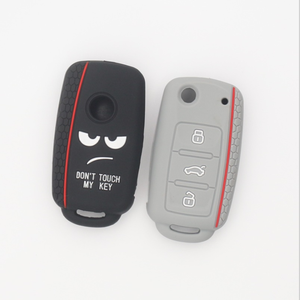 Funda de Silicona para Llave de Coche con Diseño de <span class=keywords><strong>No</strong></span> Toques Mi Llave para VW Golf Polo Passat Scirocco Tiguan para Skoda Octavia Seat - Product Image 5