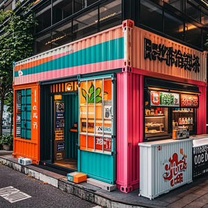 Cafetería Modular Portátil en Contenedor Prefabricado Premium <span class=keywords><strong>para</strong></span> Operación de Comida y Bebida al Aire Libre con Diseño Contemporáneo - Product Image 6