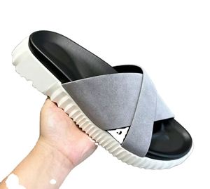 New Designer Luxury Fashion Anti-Slip Massage Height-Increasing Open Toe Casual Walking Indoor Outdoor Genuine Leather <b>Slippers</b> - Product Image 2