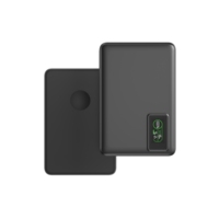 Batterie externe magnétique sans fil 10000 mAh, chargeur portable pour montre avec port USB-C et écran LED