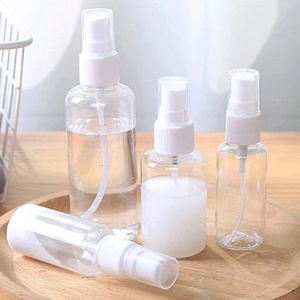 Flacon pulvérisateur de parfum miniature en plastique transparent PP, capacité personnalisée 50/60/100 ml, vide, avec pompe, pour lotion lavante pour les mains, shampoing, savon liquide - Product Image 2