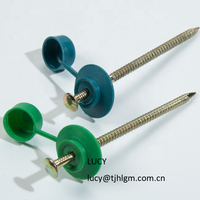 Clous de toiture de sécurité 75 mm x 3,5 mm, prix inférieur, 100 ensembles