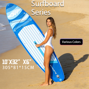 גלשן סאפ מתנפח 11 רגל (335 ס\"מ) לכל מטרה, עשוי PVC + EVA, עמיד במיוחד, כולל סנפירים, משאבה וערכת תיקון, מתאים לאוקיינוס - Product Image 5