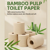 Papier toilette en bambou biodégradable, durable, doux, absorbant, écologique, prix de gros OEM ODM, pour hôtels et commerces