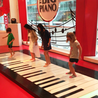 Tapis de danse géant pour piano au sol, piano interactif au sol, piano géant pour marcher au sol, lumière Bliss Light Sky Lite Laser pour enfants et adultes