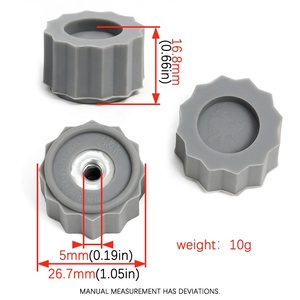 Accouplement en caoutchouc silicone M5 pour blender, vente en gros, <span class=keywords><strong>pièces</strong></span> <span class=keywords><strong>détachées</strong></span> pour blender <span class=keywords><strong>Moulinex</strong></span>, engrenage denté en forme de fleur de prunier pour mixeur - Product Image 6