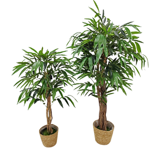 JINCHEN ARTS Árbol de <span class=keywords><strong>mango</strong></span> simulado Estilo rural Árbol <span class=keywords><strong>frutal</strong></span> Planta artificial Alambre de hierro de plástico 120cm Decoración de centro comercial - Product Image 4