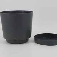 2025Nouvelle Arrivée Moderne En Plastique Pot De Fleur Creative Pratique Semis Pépinière Pot avec Double-Couche pour Intérieur Maison Jardin
