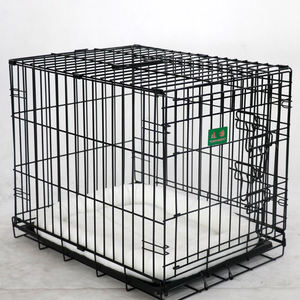 Vente en Gros de <span class=keywords><strong>Cage</strong></span> pour Chien et Chat à Motif Solide de Grande Taille Construction Simple et Durable en Fer Noir en Acier Inoxydable pour Usage Intérieur et Extérieur - Product Image 4