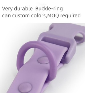 Collier et laisse pour chien en PVC imperméable, réglables, de luxe, personnalisés, multifonctionnels, durables pour l'extérieur, pour chat, vente en gros <span class=keywords><strong>d</strong></span>'articles pour animaux de compagnie - Product Image 3