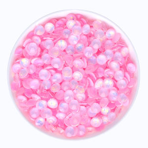 34 tipos de diamantes de imitación de cristal de Color rosa, diamantes de imitación ostentosos, <span class=keywords><strong>pegamento</strong></span> brillante en diamantes de imitación <span class=keywords><strong>para</strong></span> ropa de actuación de gimnasia - Product Image 4