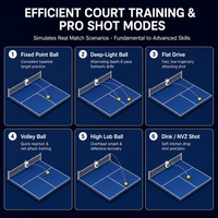 Mesin Pickleball Portabel Dengan Kapasitas 60 Bola dan Kontrol Aplikasi Bluetooth untuk Latihan Solo