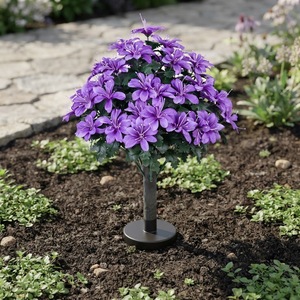 Piante Artificiali da Esterno LWW, Sfere Topiarie in Plastica Resistenti ai Raggi UV, con Picchetti da Terra, 22 Pollici, Impermeabili e Resistenti allo Sbiadimento, per Portico e Giardino - Product Image 3