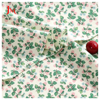 Tissu en popeline de coton biologique respirant, motif floral uni, imprimé sur mesure pour la couture et les vêtements