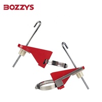 Dispositifs de verrouillage et d'étiquetage de sécurité pour vannes à boisseau sphérique industrielles de petite taille Loto 163*56*186mm Perma-Mount pour vannes de 10mm à 100mm de diamètre, portes et volets