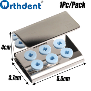 Porta Punte per Ablatore Dentale a 6 Fori, Blocco Organizzatore per Frese e Punte, Scatola per Sterilizzazione in Autoclave, per Odontoiatria - Product Image 3