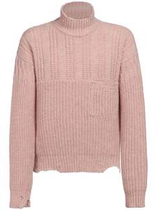 Wholesale High-quality Men's Solid Color Custom logo High Neck Long Sleeved <b>Pullover</b> <b>Sweater</b> for Men - Product Image 5