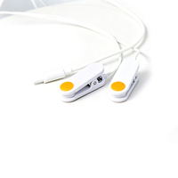 Câble personnalisé DC 2.35 0.7 avec fiche, en silicone ABS bicolore, avec attache auriculaire et gaine de protection anti-traction SR