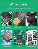 Pâte à Souder BGA Liquide sans Plomb et sans Halogène, Écologique, pour Réparation de Téléphone et CMS PCB