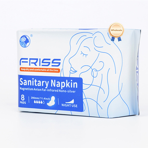 Protection du <span class=keywords><strong>cycle</strong></span> <span class=keywords><strong>menstruel</strong></span> hypoallergénique non parfumée Coussinets menstruels écologiques à puce anionique pour adolescentes - Product Image 3