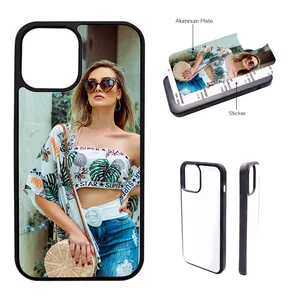 Aangepaste 2d Behuizing Fundas Para Sublimar Blanks Clear Pc Tpu Cel Sublimatie Telefoon Hoesjes Voor Iphone 13 Pro Max