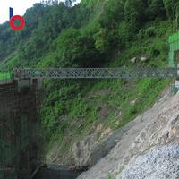 Pont piétonnier préfabriqué en acier lourd de fabrication chinoise, conception BAILEY, grade Q345B-Q460C, modèle CB321