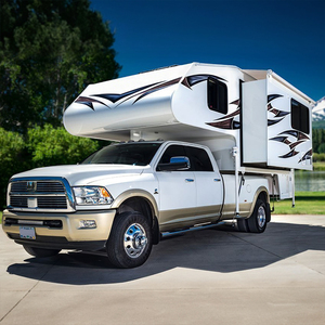 Ecocampor Mini 4x4 RV độc lập hệ thống treo Slide-on sợi thủy tinh xe tải giường Camper Motorhome offroad cắm trại Tính năng phòng tắm AC - Product Image 3