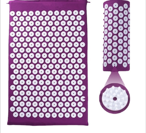 Esterilla de Acupresión con Almohada, Almohadilla de Masaje Corporal de Algodón, Esterilla Portátil de Yoga y Pilates para Relajación, Logotipo Personalizado - Product Image 1