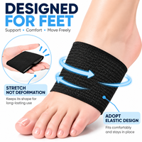 Manchons de soutien élastiques pour l'arche du pied, semelles de sport, bandage de compression pour fasciite plantaire, attelle enveloppante pour le pied, épine calcanéenne, douleurs au pied