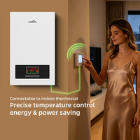 Chaudière Électrique 12kW OEM ODM Double Système Scellé/Type Ouvert Chauffage Central et Eau Chaude Domestique WIFI