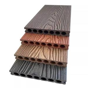 Prix de gros, imperméable, durable, faible entretien, installation facile, terrasse extérieure en WPC 3D embossé - Product Image 2