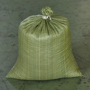 Bolsas de basura tejidas de plástico PP de colores con contenido reciclado 55*95cm 30kg 50kg para embalaje de basura de construcción - Product Image 3