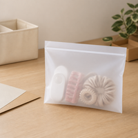 Sacs Ziplock en PLA PBAT givré mat, compostables, 100 % biodégradables en amidon de maïs, disponibles en différentes tailles