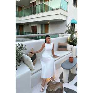 Conjunto Formal de Dos Piezas para Mujer Emma White, Tallas XS-3XL, Tops Cortos de Verano y Otoño - Product Image 4