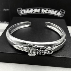 Bracciale CH Crocs in ferro con croce a spada sacra in pietra naturale, finitura liscia, effetto <span class=keywords><strong>vintage</strong></span> invecchiato, per uomo, donna, stile coppia - Product Image 2