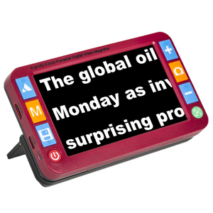 <span class=keywords><strong>Loupe</strong></span> vidéo numérique en plastique à faible coût de 5 pouces pour malvoyants avec double objectif 8MP autofocus, commande vocale, zoom 2x~32x RS500XR - Product Image 1