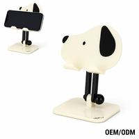 Support de téléphone en acrylique personnalisé, flexible, réglable en hauteur, faible MOQ, support pour téléphone et tablette pour bureau et cadeau, vente en gros