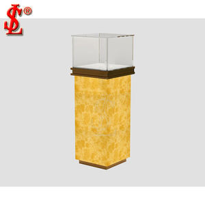 Escaparate de fabricación de fábrica para joyería de oro Escaparate de exhibición de joyería de madera Escaparate de vidrio de exhibición de mercado de joyería - Product Image 4