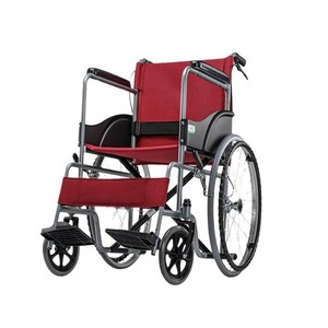 Fauteuil roulant manuel en alliage d'aluminium pliable KJT802 pour personnes âgées et handicapées - Product Image 1