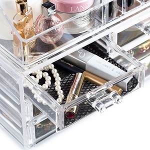 Acrylic Cosmetic Storage <strong>Drawers</strong> and Jewelry Display Box Clear Plastic <strong>Makeup</strong> Organizer - Product Image 5