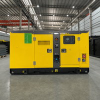 Groupe électrogène diesel Cummins silencieux de 100 kW 125 kVA, usage intensif, triphasé, refroidissement par eau, démarrage électrique pour usine et hôtel