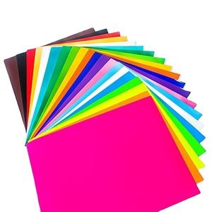 Anolly Free Sample 12''*12'' <strong>Color</strong> <strong>Vinyl</strong> Assorted <strong>Colors</strong> Premium Permanent Self Adhesive <strong>Vinyl</strong> Sheets - Product Image 2