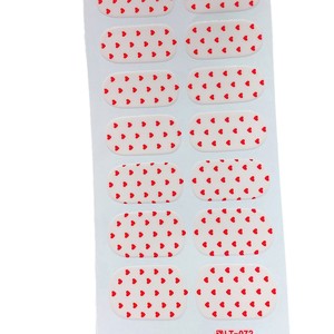 Adesivi per Unghie Senza <span class=keywords><strong>Gel</strong></span> UV, Design Cuore San Valentino, 16 Pezzi, Unghie Finte Press-on, Confezione Personalizzata, Vendita all'Ingrosso OEM - Product Image 6