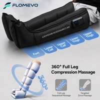 Masajeador de Piernas Portátil con Control Remoto Inalámbrico de 4 Cámaras, 100% Probado, con Calefacción y Batería de 3200 mAh