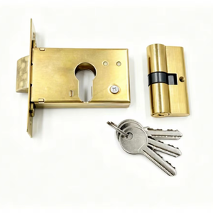 <span class=keywords><strong>GLORA</strong></span> Hochsicherheits-Eisen-Schlüsselbetätigter Tür- und Torschloss-Zylinder mit Einzelhandelsverpackung - Product Image 1