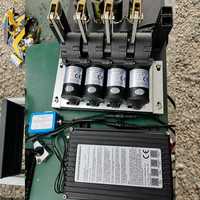 Système de commande à distance sans fil et moteur d'embrayage de grue à code fixe étanche IP68 12V 24V