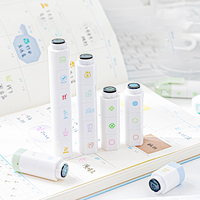 Y824 Tampon à logo personnalisé pré-encré, petit mini tampon stylo à logo intégré
